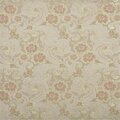 Fine-Line 54 in. Wide Gold- Pink And White- Paisley Floral Brocade Upholstery Fabric FI2944036